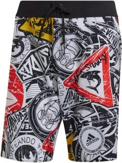 Adidas Badge up Tech Cassic Length Shorts Men, noir/blanc