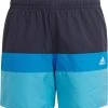 Adidas Colorblock Shorts Boys, bleu/turquoise