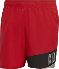Adidas Lineage CLX Swim Shorts Men, rouge