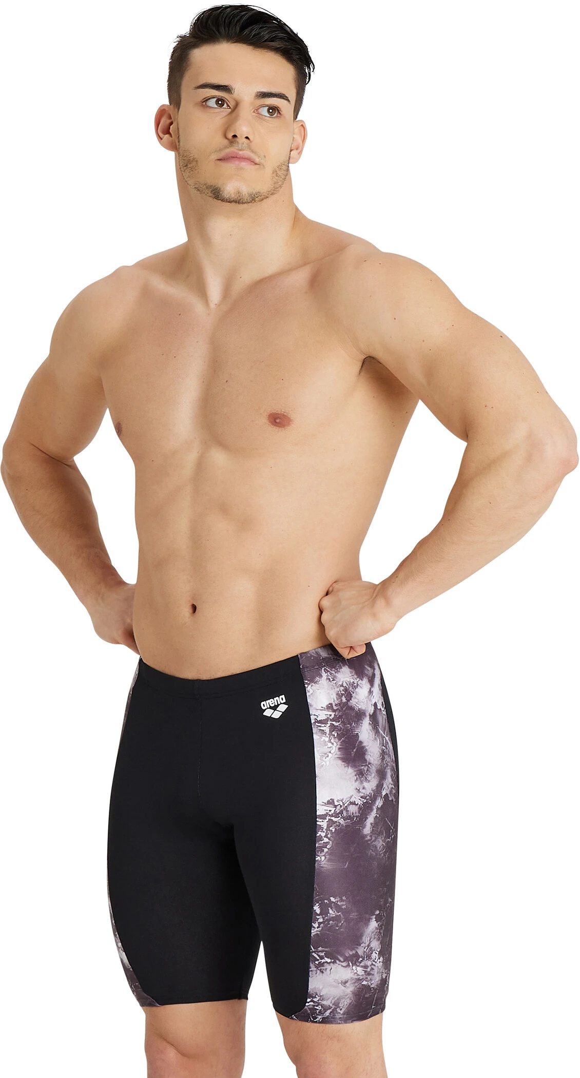 Arena Allover Jammer Men, noir/gris – Image 3