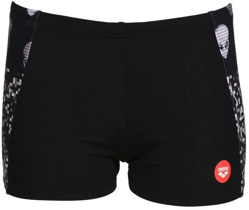 Arena Crazy Placement Shorts Boys, noir/Multicolore