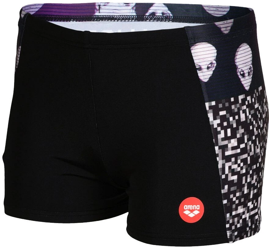 Arena Crazy Placement Shorts Boys, noir/Multicolore – Image 4