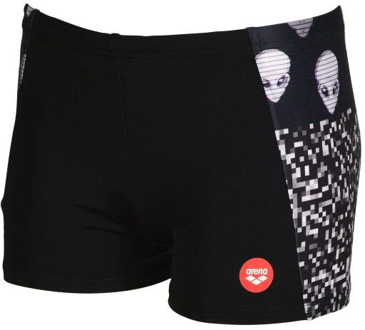 Arena Crazy Placement Shorts Boys, noir/Multicolore – Image 5