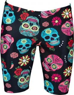 Arena Crazy Skulls Carnival Jammer Men, noir/Multicolore