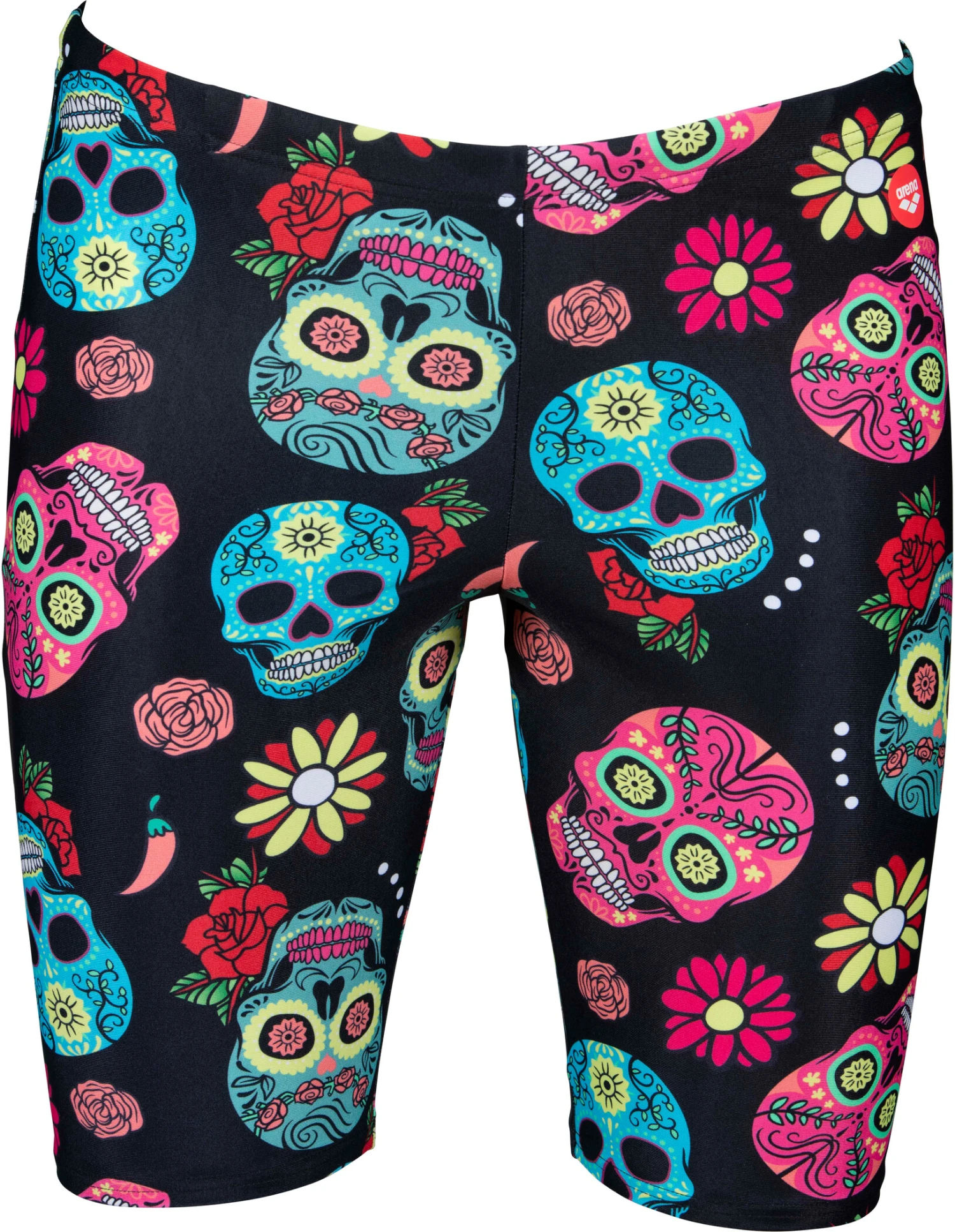 Arena Crazy Skulls Carnival Jammer Men, noir/Multicolore