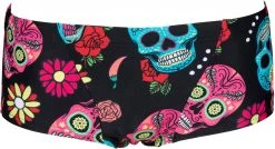 Arena Crazy Skulls Carnival Low Waist Shorts Men, noir/Multicolore