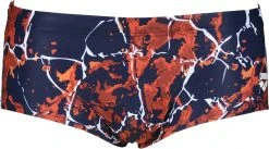 Arena Earth Texture Low Waist Shorts Men, bleu/Multicolore