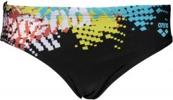 Arena Fireball Briefs Boys, noir/Multicolore