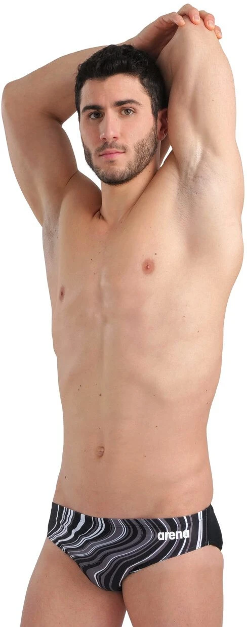 Arena Marbled Briefs Men, rouge – Image 5