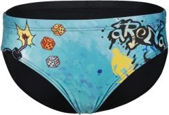 Arena Placement Briefs Boys, noir/Multicolore