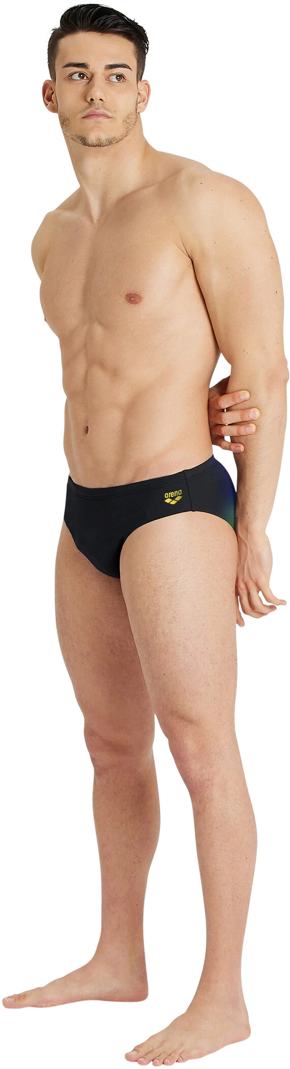 Arena Placement Briefs Men, noir/Multicolore – Image 5