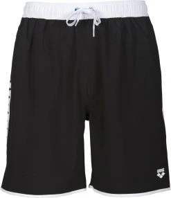 Arena Team Stripe Bermudas Men, blanc/noir
