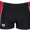 Arena Thrice Shorts Boys, noir/rouge