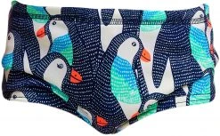 Funky Trunks Printed Trunks Boys, bleu/vert