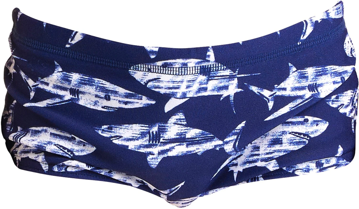 Funky Trunks Printed Trunks Boys, bleu/blanc