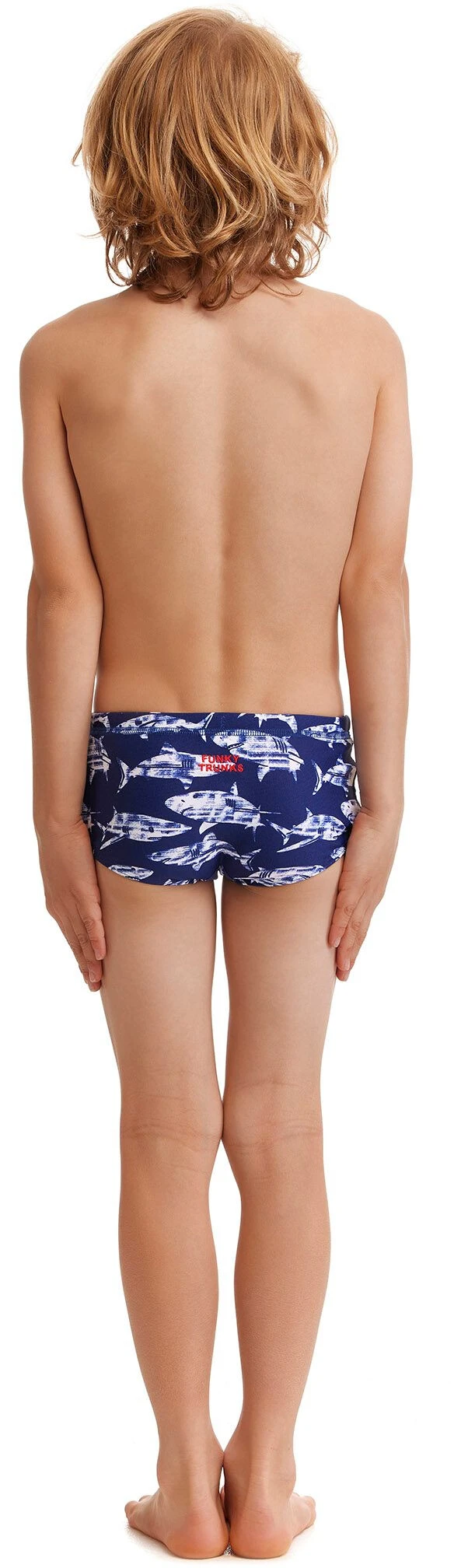 Funky Trunks Printed Trunks Boys, bleu/blanc – Image 3