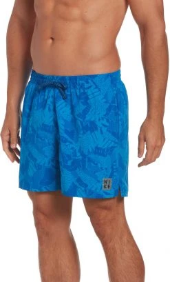 Nike Swim Collage 5" Volley Shorts Men, bleu