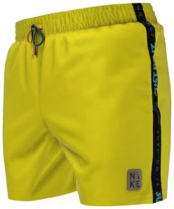 Nike Swim JDI Logo Tape 5" Volley Shorts Men, blanc