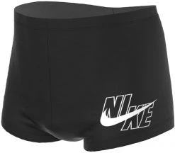 Nike Swim Logo Square Leg Shorts Men, noir
