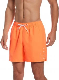Nike Swim Swoosh Break 5" Volley Shorts Men, rouge