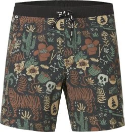 Picture Piau 15" Boardshorts Men, noir/blanc