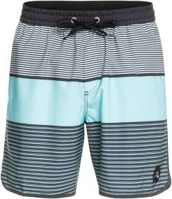 Quiksilver Oceanmade Scallop Volley Shorts Men, gris