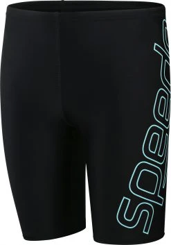 Speedo Boom Logo Placement Jammer Boys, noir