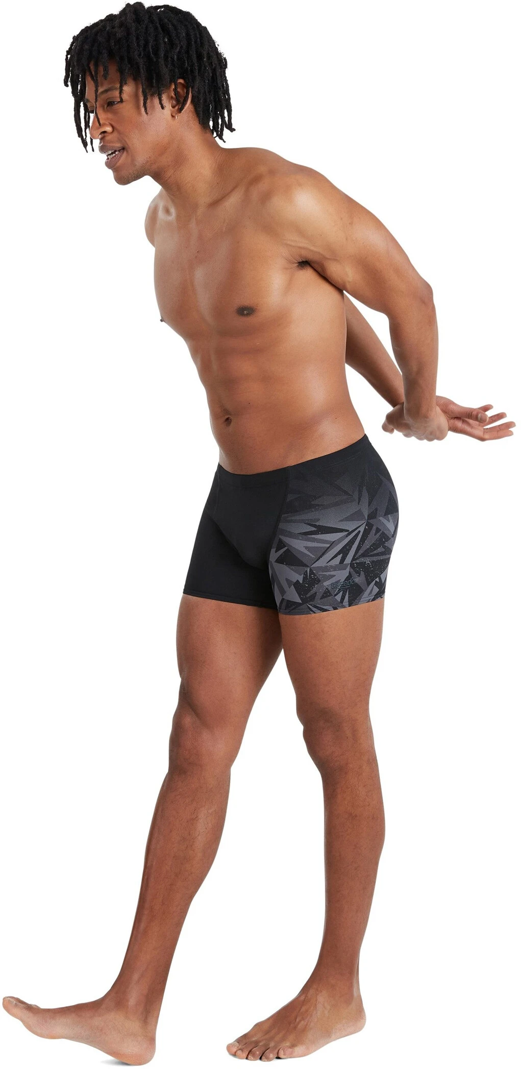 Speedo Hyper Boom Placement V-Cut Aquashorts Men, noir/gris – Image 4