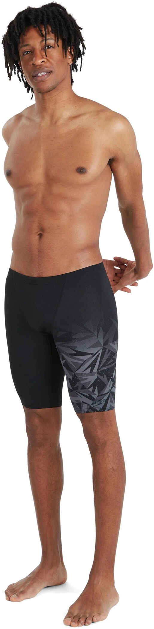 Speedo Hyper Boom Placement V-Cut Jammer Men, noir/gris – Image 2