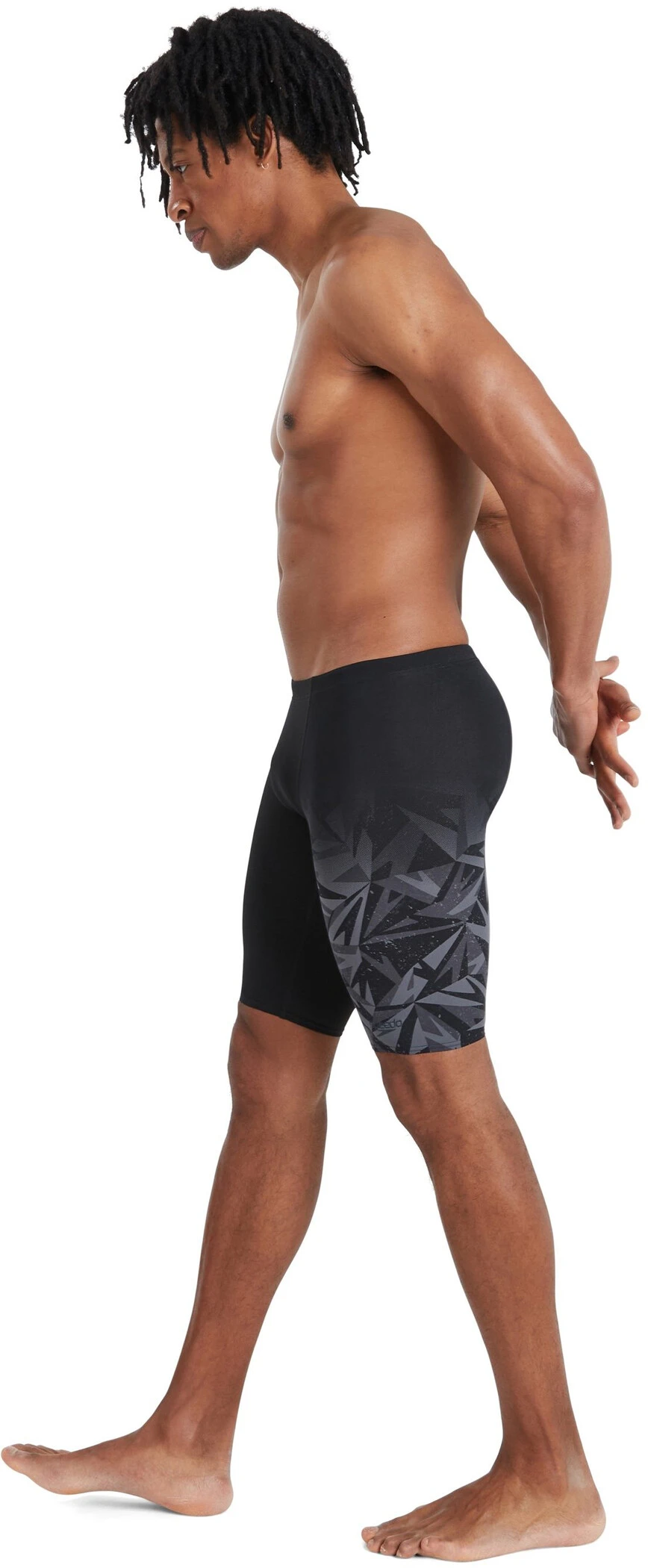 Speedo Hyper Boom Placement V-Cut Jammer Men, noir/gris – Image 4