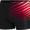 Speedo Placement Aquashorts Men, noir/bleu