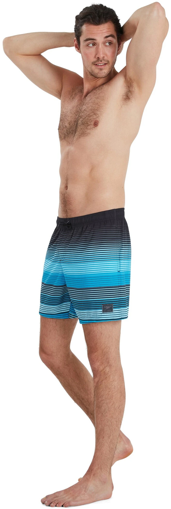 Speedo Placement Leisure 16" Watershorts Men, bleu/noir – Image 4