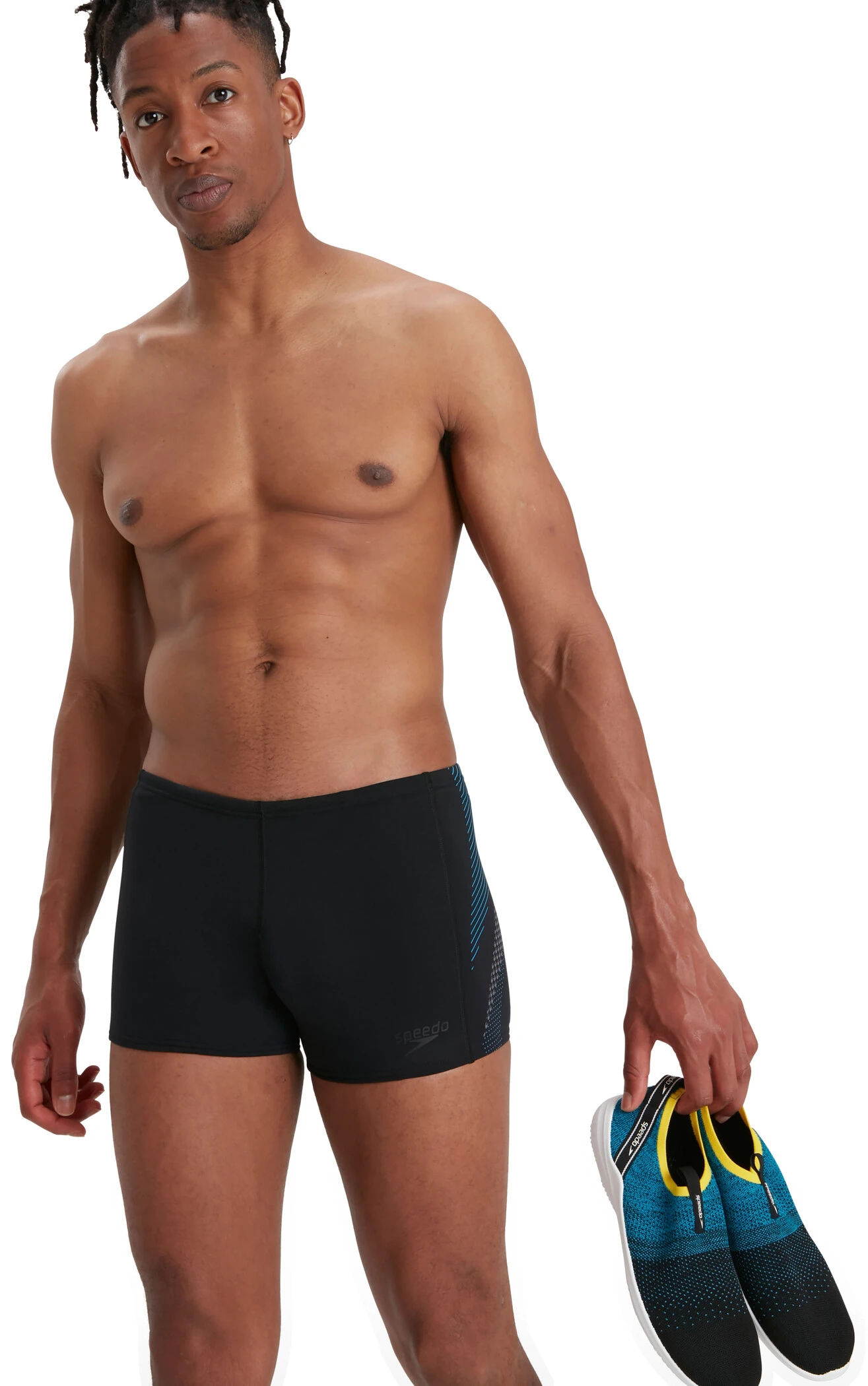 Speedo Tech Panel Aqua Shorts Men, noir – Image 3