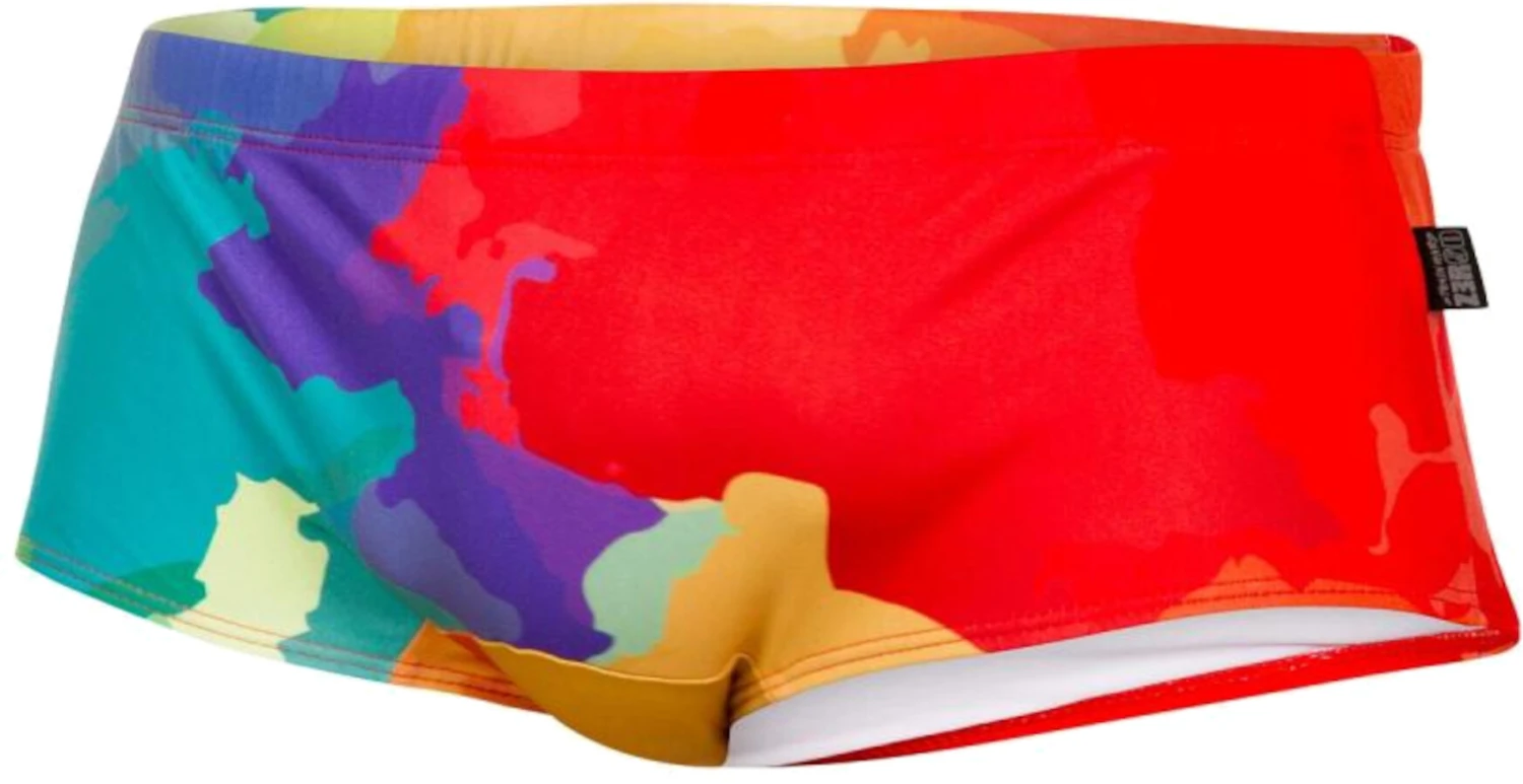 Z3R0D Pastel Swim Briefs Men, Multicolore